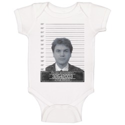 Emile Hirsch Celebrity Mugshot Police Department Baby One Piece
