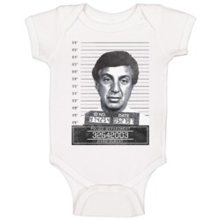 Marv Albert Famous Sports Star Mugshot Police Department Baby One Piec
