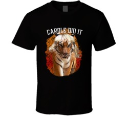 Carole Baskin Did It Tiger King Joe Exotic Tiger Mash Up T Shirt