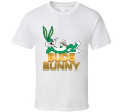 Buds Bunny Stoner Pot Weed Smoke Looney Tunes Parody T Shirt