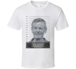 Bobby Unser Famous Sports Star Mugshot Police Department T Shirt