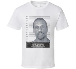 Dwight Gooden Famous Sports Star Mugshot Police Department T Shirt