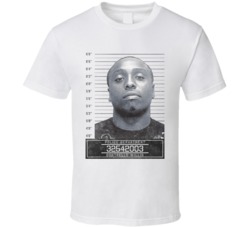 Dontrelle Willis Famous Sports Star Mugshot Police Department T Shirt