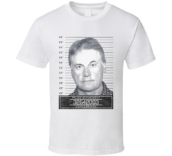 Tony Larussa  Famous Sports Star Mugshot Police Department T Shirt