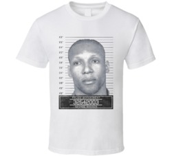 Oronde Gadsen Famous Sports Star Mugshot Police Department T Shirt