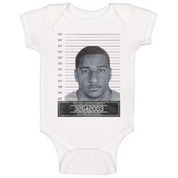 Kevin Ellison Famous Sports Star Mugshot Police Department Baby One Pi