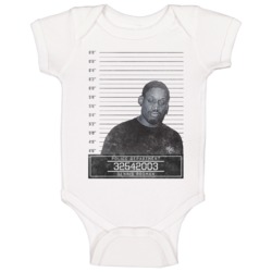 Dennis Rodman Famous Sports Star Mugshot Police Department Baby One Pi