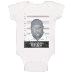 Kirby Puckett Famous Sports Star Mugshot Police Department Baby One Pi