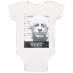 Ric Flair Famous Sports Star Mugshot Police Department Baby One Piece