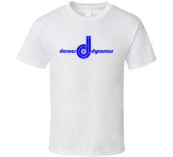 Denver Dynamos North American Soccer League Nasl Retro Team Logo T Shi