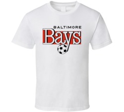 Baltimore Bays North American Soccer League Nasl Retro Team Logo T Shi