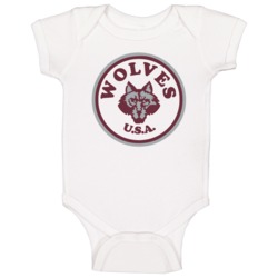 Los Angeles La Wolves North American Soccer League Nasl Retro Team Log