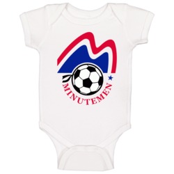 Boston Minute Men North American Soccer League Nasl Retro Team Logo Ba
