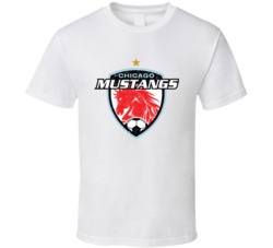 Chicago Mustangs North American Soccer League Nasl Retro Team Logo T S