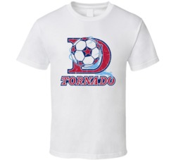 Dallas Tornado North American Soccer League Nasl Retro Team Logo T Shi