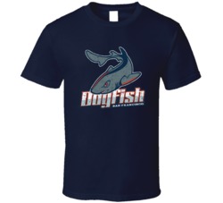 San Francisco Dogfish Major League Ultimate Frisbee Retro Team Logo T 