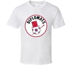 Washington Diplomats North American Soccer League Nasl Retro Team Logo