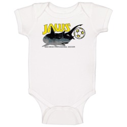 San Diego Jaws North American Soccer League Nasl Retro Team Logo Baby 