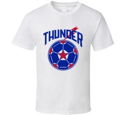 San Antonio Thunder North American Soccer League Nasl Retro Team Logo 