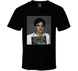 Ashton Kutcher Celebrity Mugshot T Shirt