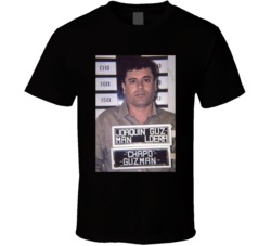 Joaquin Guzman El Chapo Mugshot T Shirt
