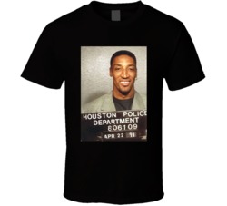 Scottie Pippen Basketball Player Mugshot T Shirt