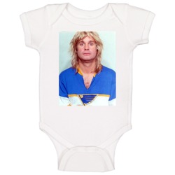 Ozzy Osbourne Celebrity Mugshot Baby One Piece