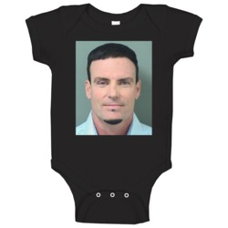 Vanilla Ice Celebrity Rapper Mugshot Baby One Piece