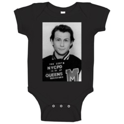 Cristian Slater Mugshot Baby One Piece