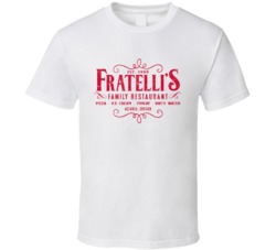 Fratelli's Family Restaurant Retro Worn Look Goonies Movie T Shir