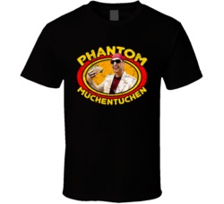 Phantom Muchentuchen Don't Mess With Zohan Restaurant Logo T Shir