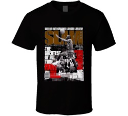 Michael Jordan Slam Dunk Magazine Cover Basketball T Shirt