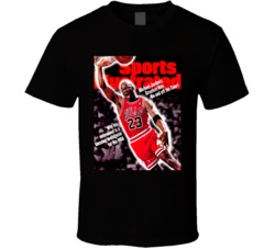 Michael Jordan Sports Illustrated Cover Basketball T Shirt