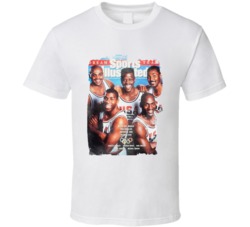 Michael Jordan Sports Illustrated Dream Team Basketball T Shirt