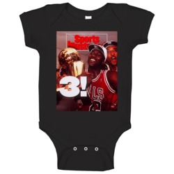 Michael Jordan Sports Illustrated Basketball Baby One Piece