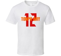 Tompa Bay Tom Brady Quarterback Tampa Bay Football Fan T Shirt