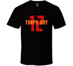 Tompa Bay Tom Brady Quarterback Tampa Bay Football Sports Fan T Shirt