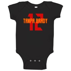 Tampa Brady Tom Brady Quarterback Tampa Bay Football Sports Fan Baby O