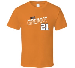 Zack Greinke 21 Favorite Player Houston Baseball Fan T Shirt
