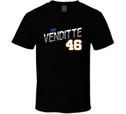 Pat Venditte 46 Favorite Player Miami Baseball Fan T Shirt