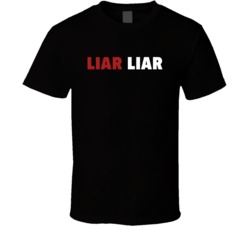 Liar Liar Movie Title T Shirt