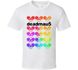 Deadmau5 Dj Colorful Mask Logo Fan Rave Cool T Shirt