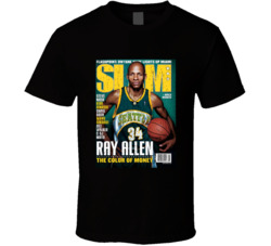 Slam Magazine Issue 87 Ray Allen Popular Basketball Magazine Grunge Lo