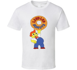 Lard Lad Donuts Simpsons Fictional Restaurant Logo T Shirt