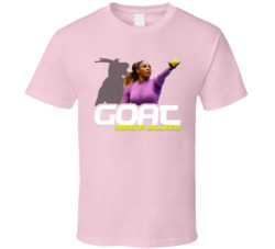 Serena Williams Tennis Goat Greatest Of All Time Athlete T Shirt