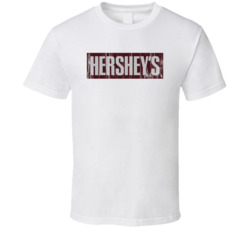 Hersheys Logo Popular Chocolate Bar Brand Food Fan Gift T Shirt