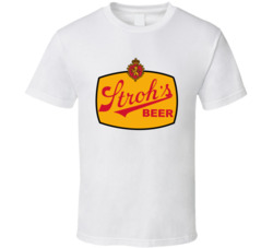 Strohs Beer Vintage Label Beer Lovers T Shirt