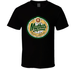 Mythos Logo Popular Beer Lagar Alcohol Beverage Drink Fan Gift T Shirt