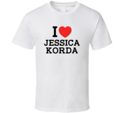 Classic I Heart Jessica Korda Popular Golf Player Fan T Shirt