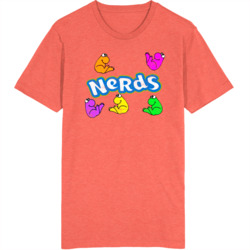 Nerds Candy Retro Logo Distressed Vintage T Shirt